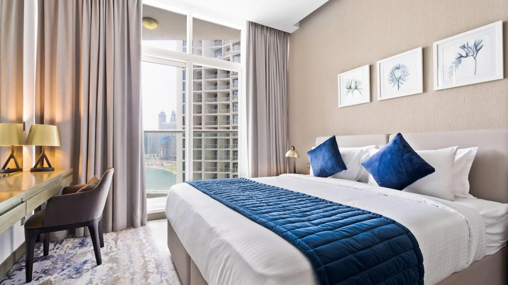 Aliving Stylish Studio At Damam Prive With Balcony And Partial Burj Khalifa View-1315 Dubai 0*,  United Arab Emirates